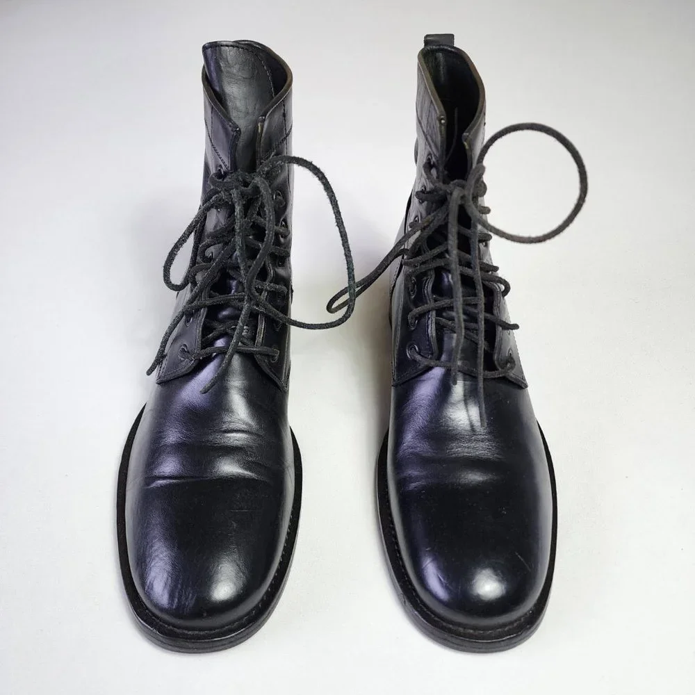Buttero B1101 Black Leather Ankle Boots Made in Italy 41.5 - Picture 3 of 15